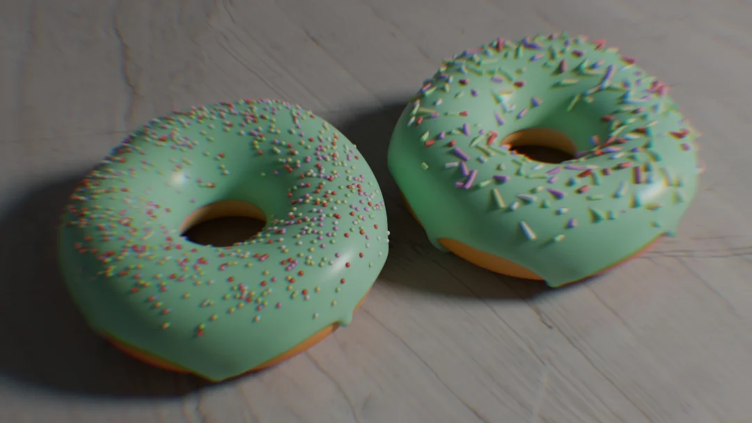 My first Blender donut